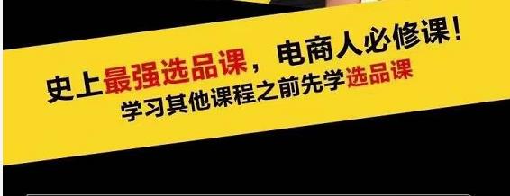 蓝海高利润选品课:你只要能选好一个品,就意味着一年轻松几百万的利润-互联网资源大全网