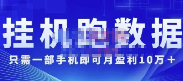 猎人电商:挂机数跑据,只需一部手即机可月盈利10万+(内玩部法)价值4988元-互联网资源大全网