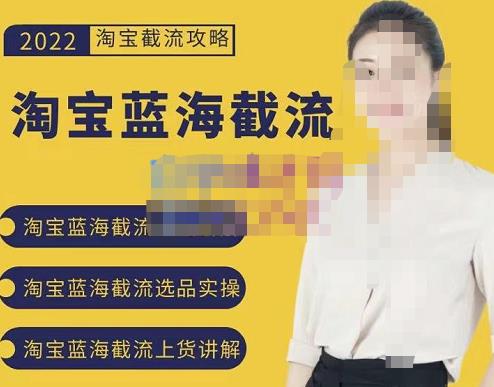 2022淘宝蓝海截流攻略,淘宝蓝海截流选品上货实操讲解-互联网资源大全网