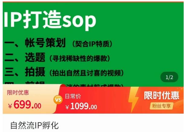 瑶瑶·自然流IP孵化,系统掌握IP孵化全流程,也能学到选题,剪辑,账号运营经验-互联网资源大全网