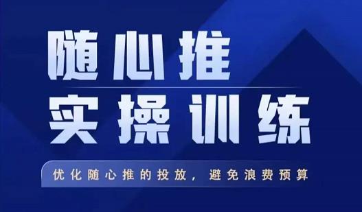 飞哥·随心推实操训练,优化随心推投放,避免浪费预算-互联网资源大全网