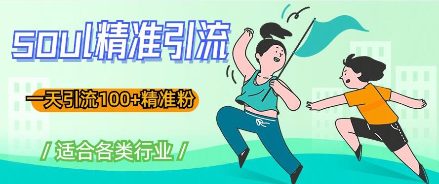 soul精准引流系列课程,一天引流100+精准粉,适合各类行业-第一资源库