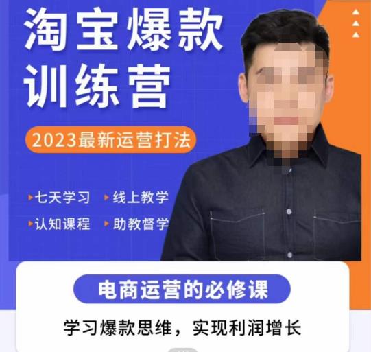 爱上黄昏·淘宝爆款训练营,2023最新运营打法,学习爆款思维,实现利润增长-互联网资源大全网