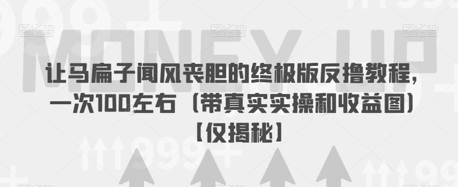 让马扁子闻风丧胆的终极版反撸教程,一次100左右(带真实实操和收益图)【仅揭秘】-互联网资源大全网
