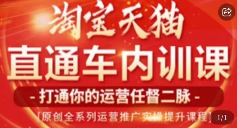 天问电商·2023淘宝天猫直通车内训课,零基础学起直通车运营实操课程-第一资源库