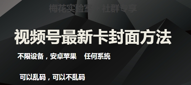 梅花实验室社群最新卡封面玩法3.0，不限设备，安卓苹果任何系统-互联网资源大全网