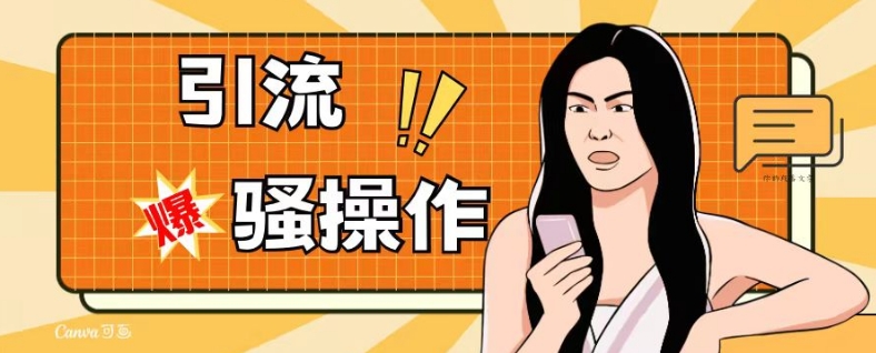 最新引流骚操作，单账号日引50-100，简单粗暴，适合于小白各行各业都可以进行操作，精准粉丝加到爆-互联网资源大全网