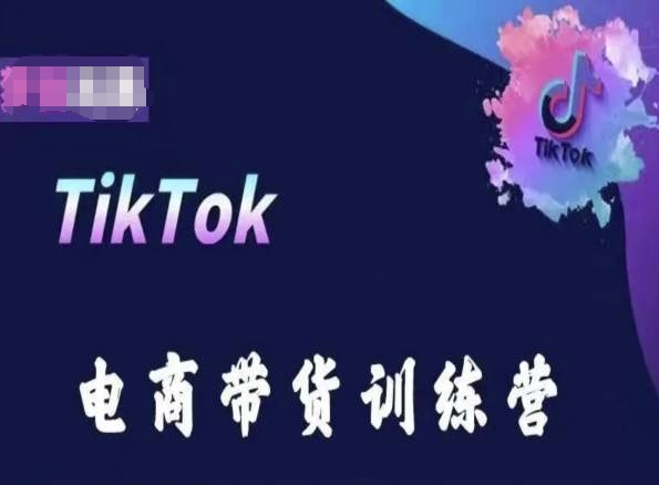 TikTok电商带货训练营,跟随时代潮流,跨境掘金-互联网资源大全网