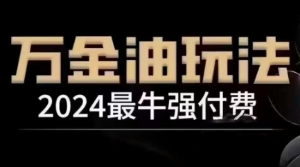 2024最牛强付费，万金油强付费玩法，干货满满，全程实操起飞-互联网资源大全网