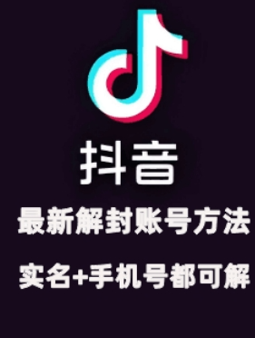 2024年11月抖音最新解封账号方法+解实名 自己真实实操已解2个号-互联网资源大全网