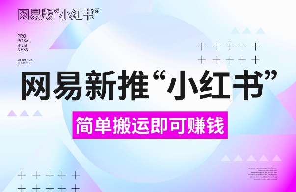 网易官方新推“小红书”,搬运即有收益,新手小白千万别错过(附详细教程)【揭秘】-互联网资源大全网