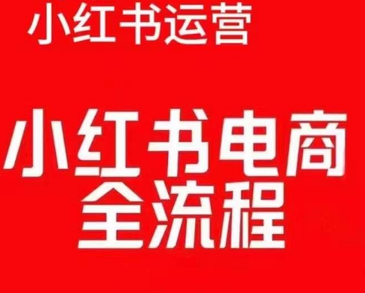 红薯电商实操课,小红书电商全流程-互联网资源大全网