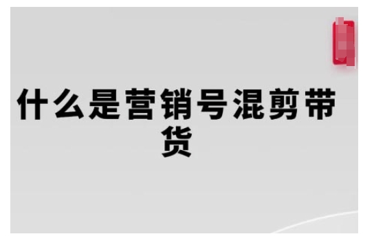 营销号混剪带货,从内容创作到流量变现的全流程,教你用营销号形式做混剪带货-互联网资源大全网