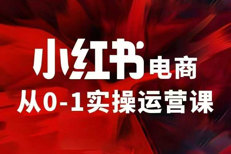 小红书电商运营，97节小红书vip内部课，带你实现小红书赚钱-互联网资源大全网
