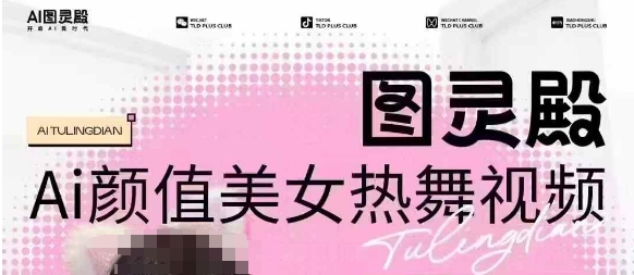 全网首发,原价988图灵殿AI颜值美女热舞视频,云端生图,轻松过原创-互联网资源大全网