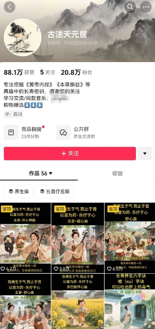 古法五音养生教程,五音疗愈的视频的制作方法,2-4小时就能学会,作者10天涨粉10W-互联网资源大全网