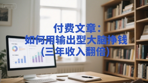 付费文章:如何用输出型大脑挣钱(三年收入翻倍)-互联网资源大全网