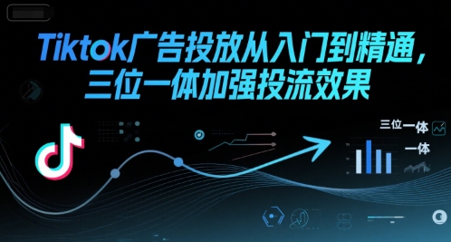 Tiktok广告投放从入门到精通,三位一体加强投流效果-互联网资源大全网