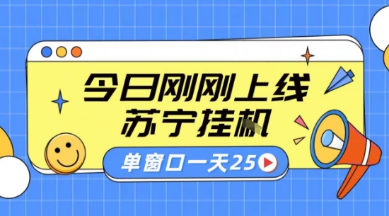 苏宁全自动采集挂G项目 稳定可批量 单窗口收益30+ 附教程【揭秘】-互联网资源大全网