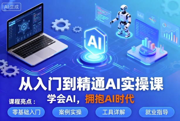 从入门到精通AI实操课,学会AI,拥抱AI时代-互联网资源大全网