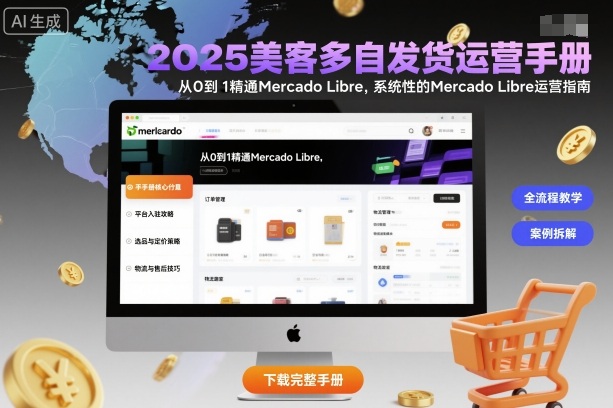 2025美客多自发货运营手册:从0到1精通Mercado Libre,系统性的Mercado Libre运营指南-互联网资源大全网