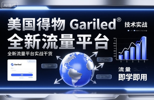 美国得物Gariled技术实战,全新流量平台实战干货,即学即用-互联网资源大全网