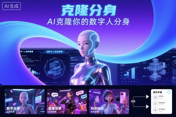AI数字人认知实操课，克隆你的数字人分身-互联网资源大全网