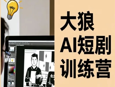 大狼AI短剧训练营-短剧课程（更新中）-第一资源库