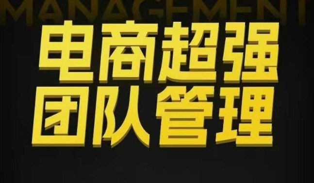 电商超强团队管理,组织绩效,到用人执行,分权合伙-互联网资源大全网
