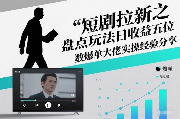 短剧拉新之盘点玩法日收益五位数爆单大佬实操经验分享-互联网资源大全网