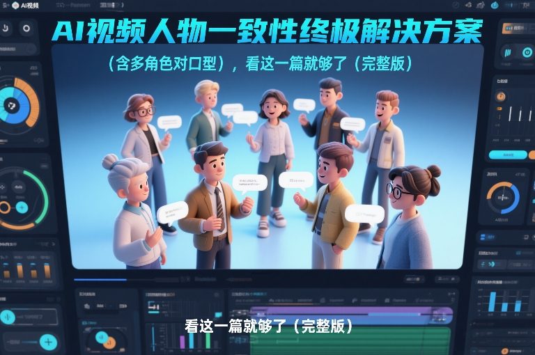 AI视频人物一致性终极解决方案(含多角色对口型),看这一篇就够了(完整版)-互联网资源大全网