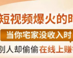 【0基础吸金视频变现课】每天5分钟,在家轻松做视频,开启月入过万的副业-互联网资源大全网