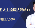 柚子咸鱼淘客五大主流玩法解析,掌握后既能引流又能轻松实现日入500+-互联网资源大全网
