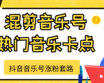 抖音音乐号涨粉套路,音乐号涨粉之混剪音乐号【热门音乐卡点】-互联网资源大全网