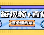 短视频+直播爆单赚钱术,0基础0粉丝 当天开播当天赚 月赚2万(附资料包)-互联网资源大全网