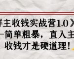 《群主收钱实战营1.0》——简单粗暴,直入主题,收钱才是硬道理-互联网资源大全网