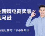 职业跨境电商卖家聊亚马逊:亚马逊运营的10项必备知识,12堂课让你看懂亚马逊运营-互联网资源大全网