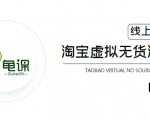 龟课·淘宝虚拟无货源电商5期，全程直播 现场实操，一步步教你轻松实现躺赚-互联网资源大全网