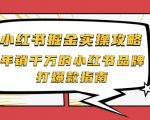 小红书掘金实操攻略,年销千万的小红书品牌打爆款指南-互联网资源大全网