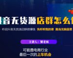 蟹老板·抖音无货源店群怎么做,吊打市面一大片《抖音无货源店群》的课程-互联网资源大全网