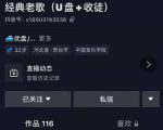 抖音音乐号+无人直播+u盘带货,教你如何通过抖音赚钱-互联网资源大全网