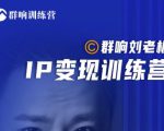群响刘老板·IP变现训练营第6期：教你搞流量新姿势，IP打造获客私域经营-互联网资源大全网