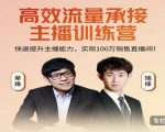 高效流量承接主播训练营:快速提升主播能力,实现100万销售直播间-互联网资源大全网