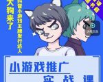 大狗来了:小游戏推广实战课,带你搭建一个游戏推广变现账号-互联网资源大全网