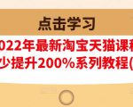 樊剑2022年最新淘宝天猫课程-转化率至少提升200%系列教程(高级)-互联网资源大全网