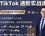 大山老师TikTok进阶实战课:账号详解,流量运营,实战变现,助力你成功出海-互联网资源大全网