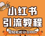 小红书运营引流全系列课程，每天引流100精准粉-互联网资源大全网