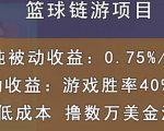 国外区块链篮球游戏项目,前期加入秒回本,被动收益日0.75%,撸数万美金-互联网资源大全网