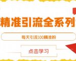 闲鱼精准引流全系列课程,每天引流100精准粉【视频课程】-互联网资源大全网