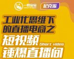 尼克派·工业化思维下的直播电商之短视频锤爆直播间,听话照做执行爆单-互联网资源大全网